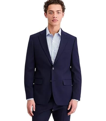 Tommy Hilfiger TH Flex Modern Fit Suit Separates Jacket, Navy, 38
